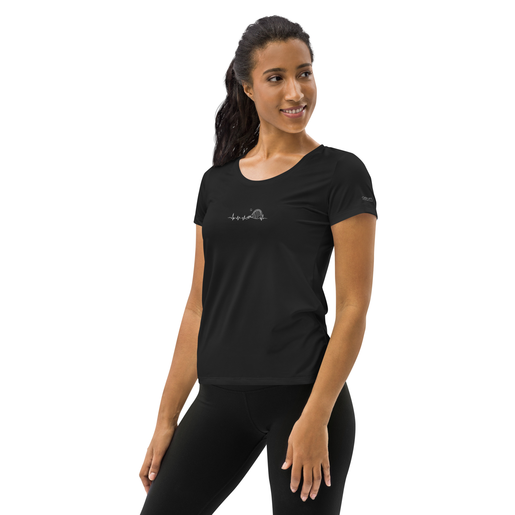 Padel Beat - Woman's Match Shirt (off black) - Image 3