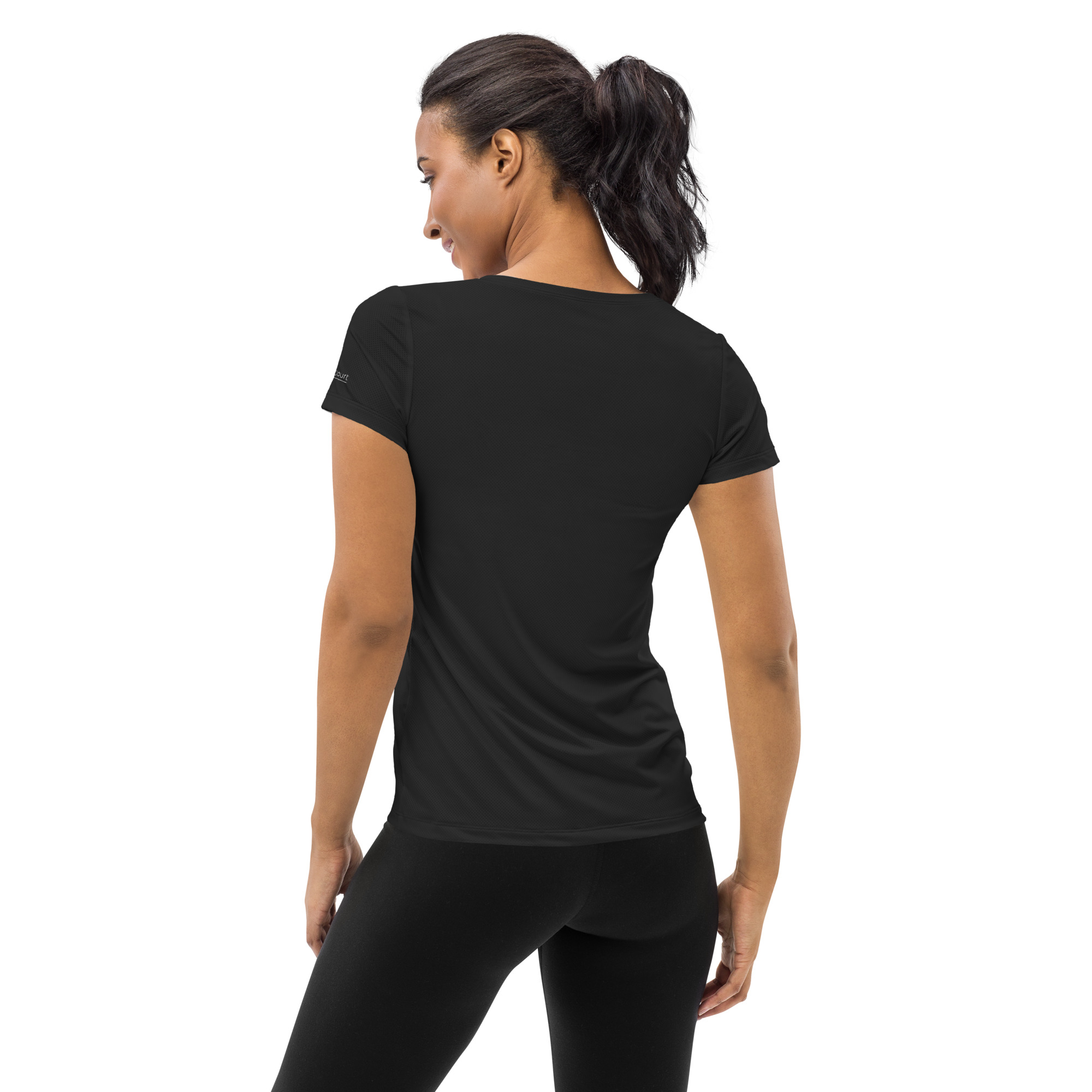 Padel Beat - Woman's Match Shirt (off black) - Image 4