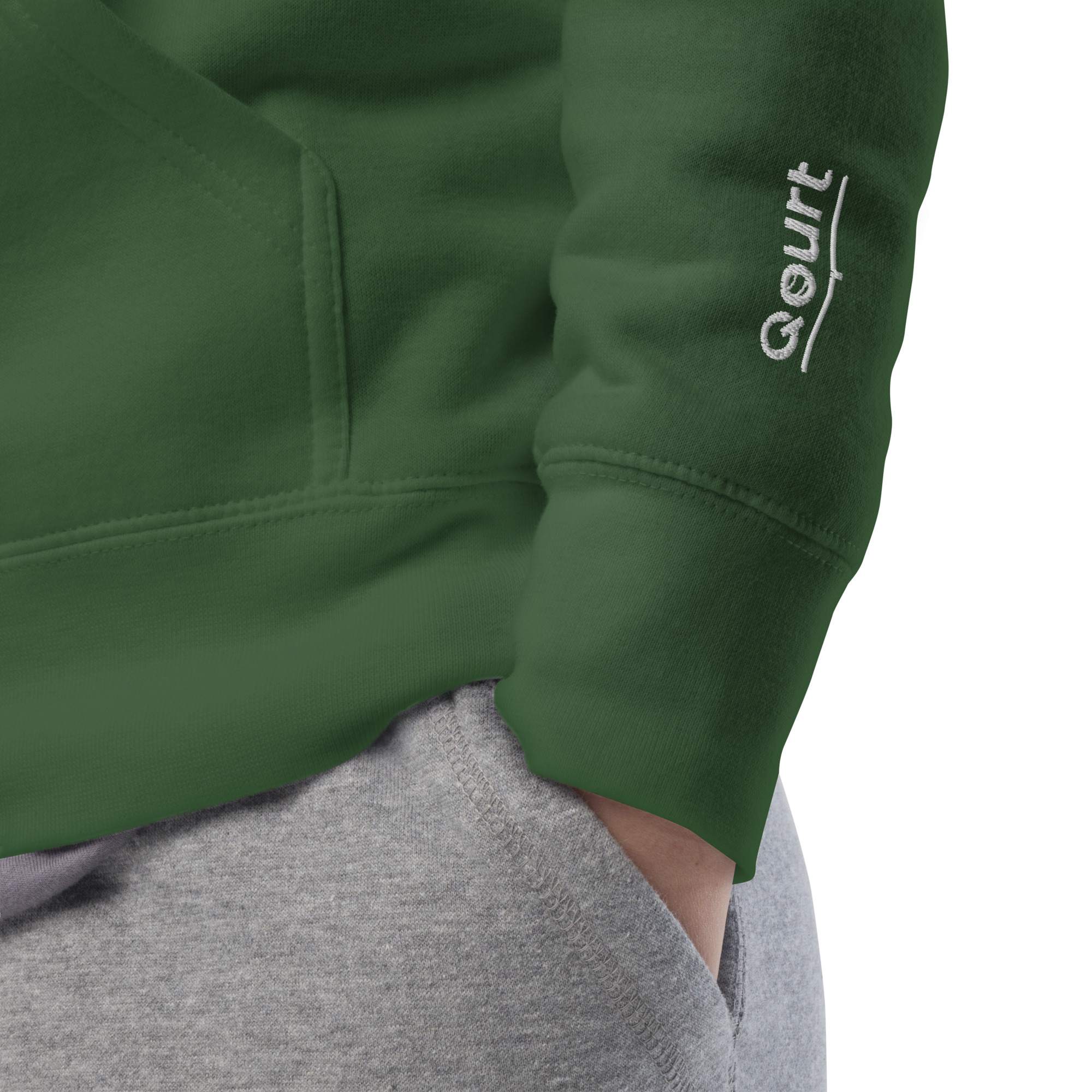 QPC Classic Hoodie (forest green) - Image 6