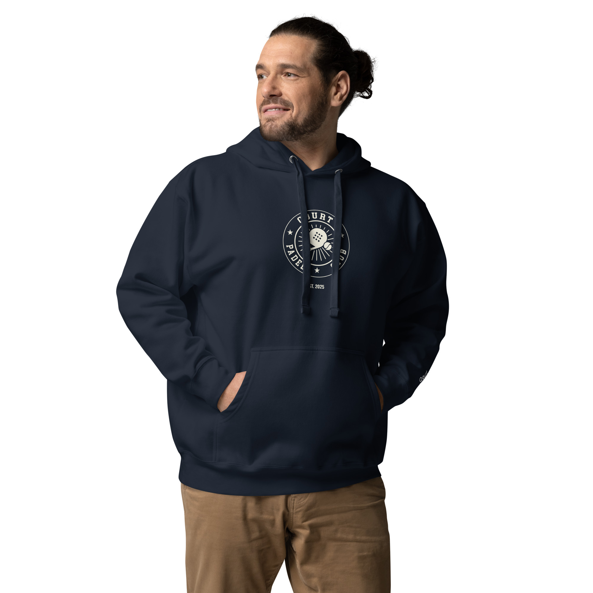 QPC Classic Hoodie (heather navy) - Image 2