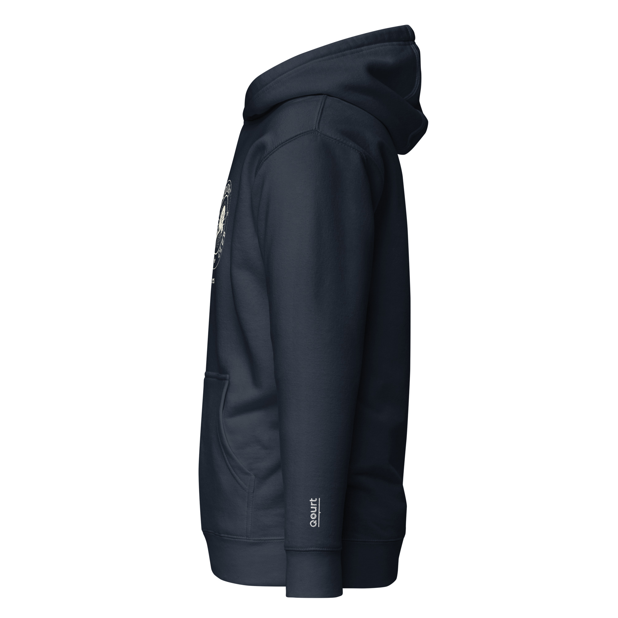 QPC Classic Hoodie (heather navy) - Image 5
