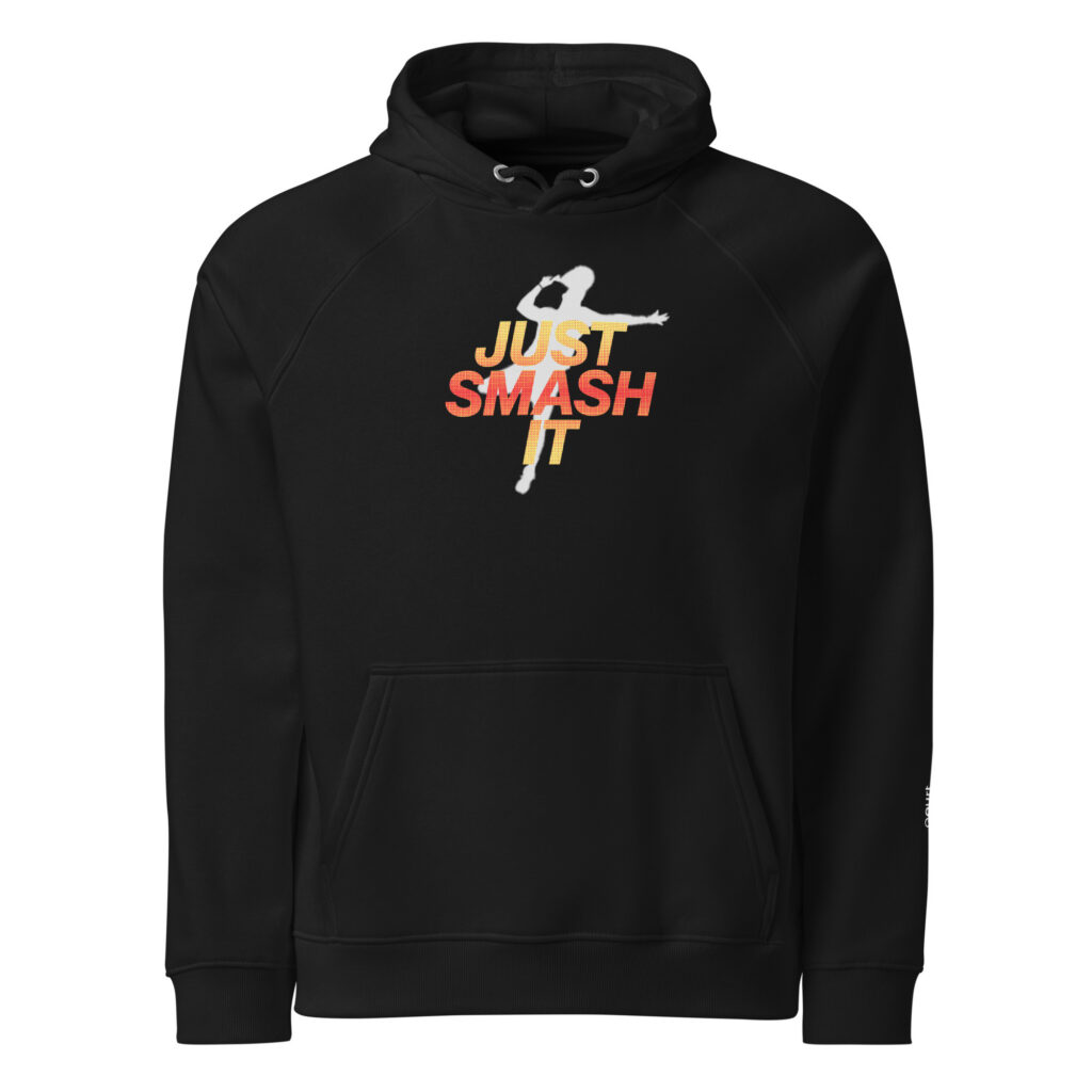 Smash it - Pro Match Hoodie (charcoal black)