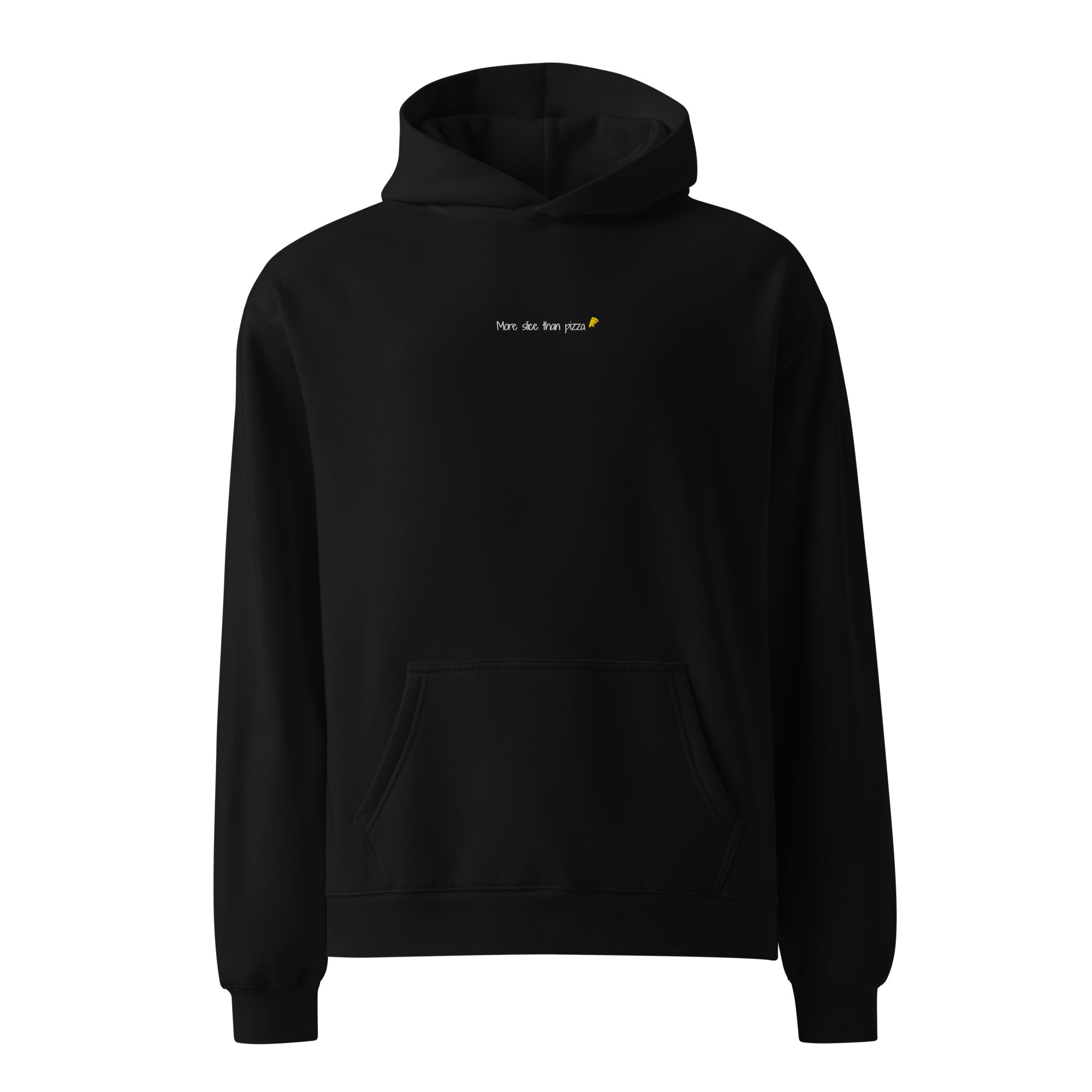 More slice - Woman's Oversized Hoodie (charcoal black)